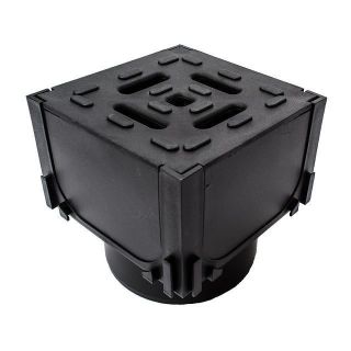 ACO Hexdrain Corner Unit with Black Plastic Grating