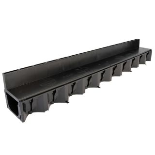 ACO Hexdrain Black Plastic Brickslot Channel Assembly