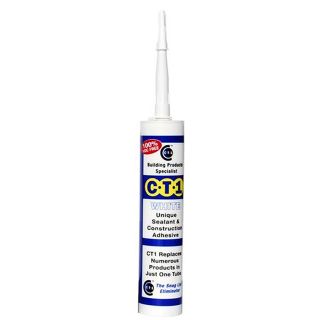 C-Tec CT1 Construction White Sealant & Adhesive 290ml