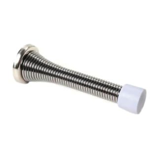 Dale Hardware Bright Zinc Plated Spring Door Stop 76mm