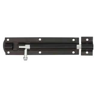 Dale Hardware Black Japanned Straight Tower Bolt