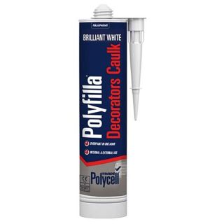 Polycell Trade Polyfilla Brilliant White Decorators Caulk 380ml