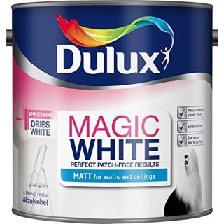 Dulux Magic Pure Brilliant White Matt Emulsion Paint 5L