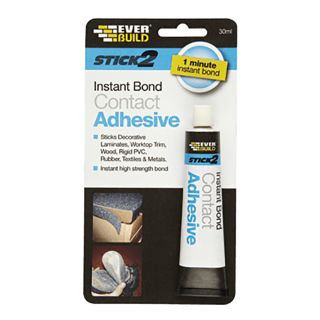 Everbuild Instant Bond Contact Beige Adhesive 30ml