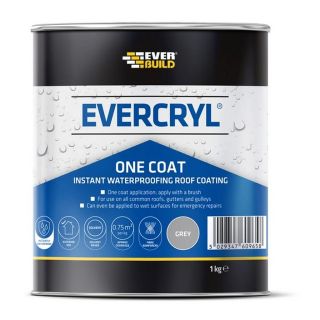 Everbuild Evercryl One Coat Instant Waterproofing Roof Coating