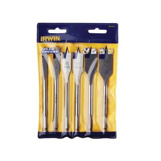 Irwin Blue Groove 4X Flat Bit Set - Pack of 6