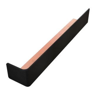 Freefoam Black Ash Woodgrain Plain Fascia Corner 300mm