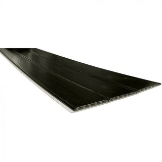 Freefoam Black Ash Woodgrain Hollow Soffit 300mm