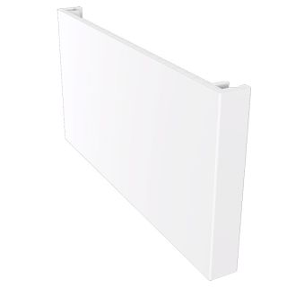 Freefoam White Double Ended Plain Fascia 410mm