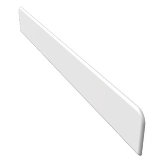 Freefoam White Plain/Magnum Square Fascia Large End Cap