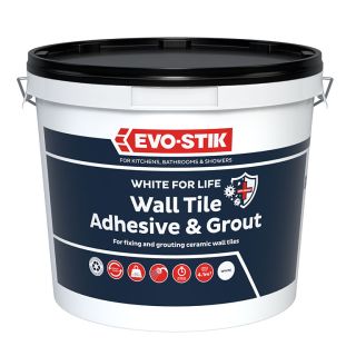 Evo-Stik White for Life Powdered Wall Tile Grout 3Kg
