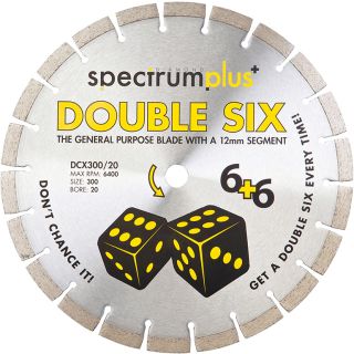 OX Spectrum DCX Double Six Diamond Blade 300 x 20mm