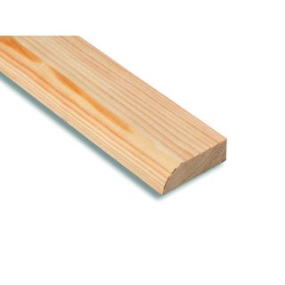 Softwood Bullnose Architrave 19 x 50mm (Fin. Size: 15 x 44mm) 70% PEFC Certified