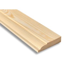 Softwood Ovolo Skirting 25 x 100mm 70% PEFC Certified