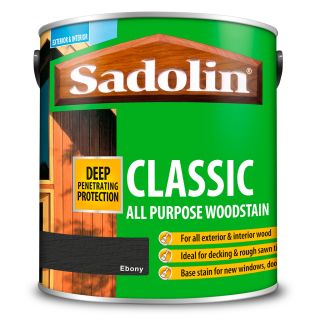 Sadolin Classic Ebony Wood Stain 2.5L