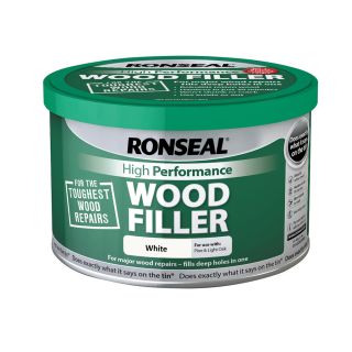 Ronseal High Performance White Wood Filler 275gm