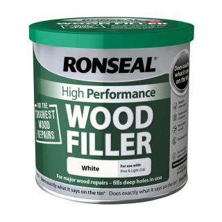 Ronseal High Performance White Wood Filler 550gm