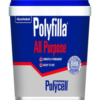 Polycell Trade Polyfilla All Purpose Ready Mix Filler 1Kg