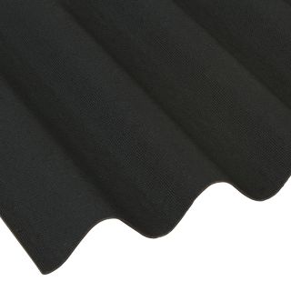 Coroline Corrugated Bitumen Black Roof Sheet 2000 x 950mm