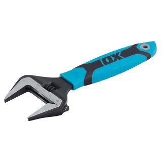 OX Pro Series Adjustable Wrench Extra Wide Jaw 150mm