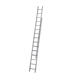 Werner Aluminium Box Section Extension Ladder - Double 3.5m