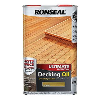 Ronseal Ultimate Protection Natural Decking Oil 5L
