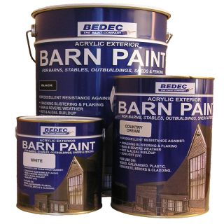 Bedec Semi-Gloss Black Barn Paint 2.5L