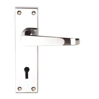 Dale Hardware Victorian Straight Lever on Backplate Lock Furniture