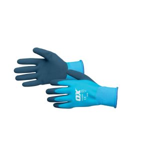 OX Waterproof Latex Gloves - L