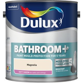 Dulux Bathroom+ Magnolia Soft Sheen Paint 2.5L