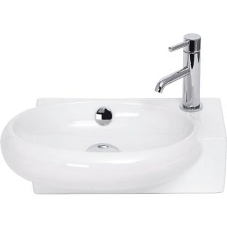 Highlife Tay Right Hand Offset Wall Mounted Basin