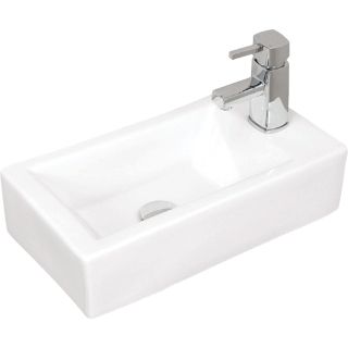 Highlife Oban Square Right Hand Wall Cloak/Sit on Basin
