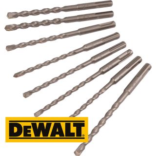 DeWalt 8 Piece SDS Plus Masonry Drill Bit Set