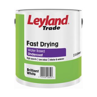 Leyland Trade Fast Drying Brilliant White Undercoat 2.5L
