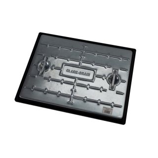 Clark Drain Solid Top Mahole Cover and Frame 10 Tonnes 600 x 450mm