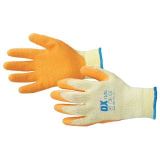 OX Latex Grip Gloves - XL - Pack of 6