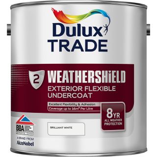 Dulux Trade Exterior Weathershield Brilliant White Undercoat 2.5L