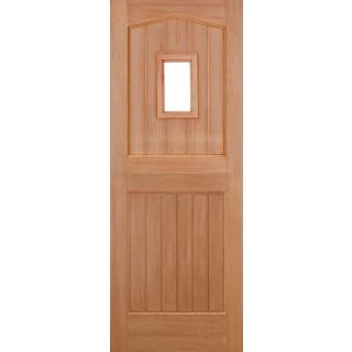 LPD Hardwood Stable Glazed M+T Unfinished External Door 1981 x 838mm
