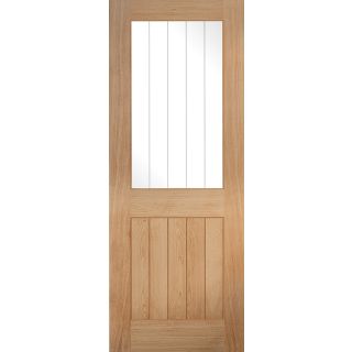 LPD Oak Belize Glazed Unfinished Internal Door 2040 x 726mm