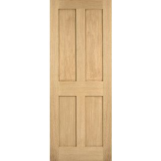LPD Oak London Unfinished Internal Door 1981 x 610mm