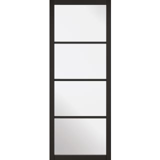 LPD Black Soho Glazed Primed Internal Door 1981 x 686mm