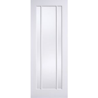 LPD White Lincoln Glazed Primed Internal Door 1981 x 762mm