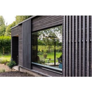 IRO Charcoal Black Architectural External Timber Cladding 25 x 150 x 3600mm (Fin. Size: 22 x 145mm) FSC Mix 70%