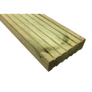 Treated Reversible Softwood Timber Decking 38 x 125mm FSC® Certified